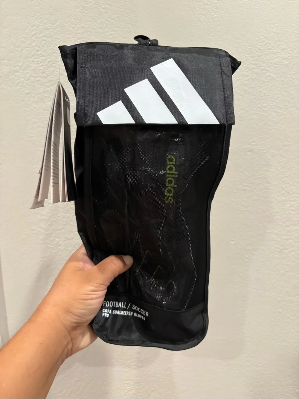 Adidas Copa Pro Goalkeeper Gloves Men’s Size 5 JN5335 NWT Black/Green $130